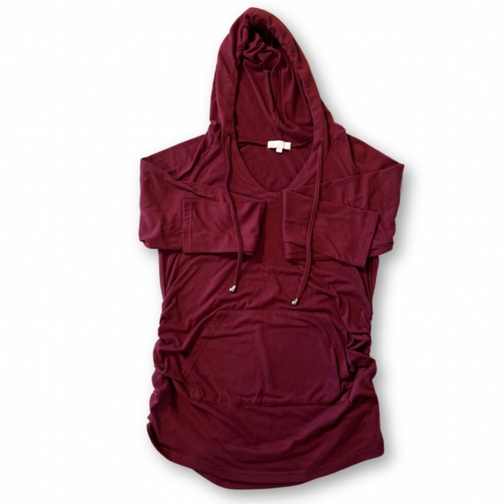 Hooded Maternity Shirt